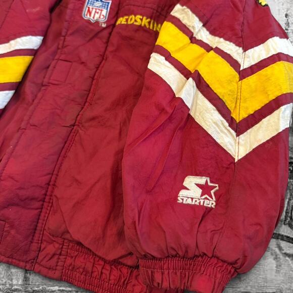 Vintage 90s Washington Redskins Starter NFL Pro Line Kids Jacket – Small - Picture 2 of 8
